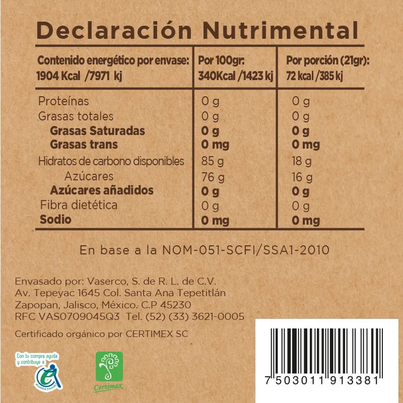 MIELDEABEJA560GR_Declaracion.webp